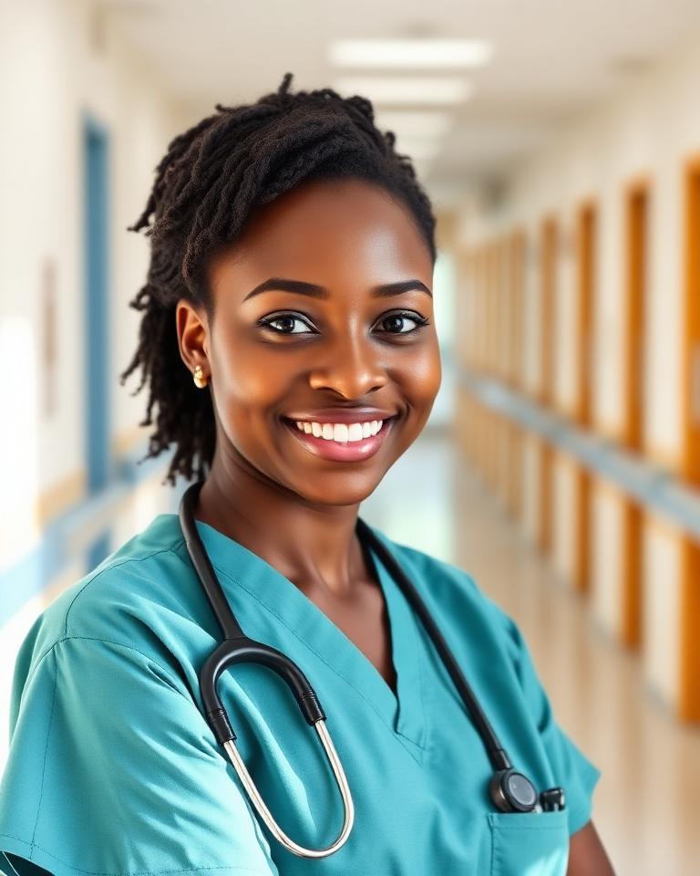 Cardiologist headshot in clinical attire